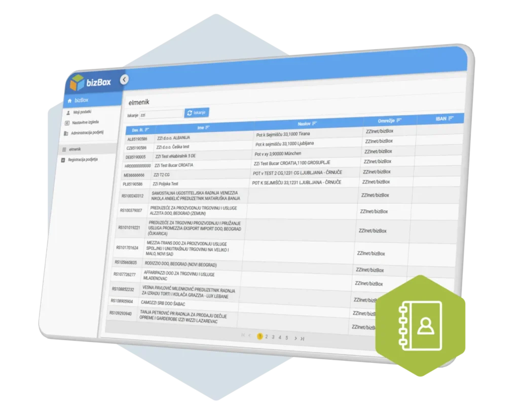Find business partners and check if they are using e-invoices easily with bizBox eDirectory 2 bizBox eImenik 1536x1229 1